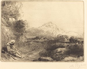 Repos du voyageur - Alphonse Legros