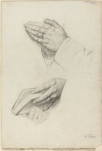 Deux études de mains