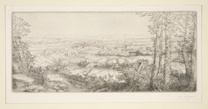 Une vallée en Bourgogne - Alphonse Legros