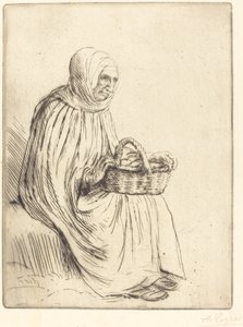 Femme du marché - Alphonse Legros
