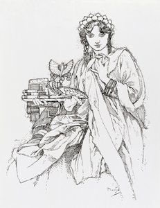 Affiche publicitaire pour la loge Ian Amos Komensky - Alphonse Mucha