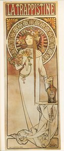 Alphonse Mucha : La Trappistine ... (litho)