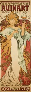 Champagne Ruinart, 1896 - Alphonse Mucha