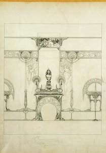 Design pour la boutique du bijoutier Fouquet ... - Alphonse Marie Mucha