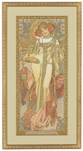 Les quatre saisons : Automne, 1900 - Alphonse Mucha