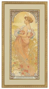 Les Quatre Saisons : Été, 1900 - Alphonse Mucha