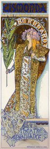 Gismonda avec Sarah Bernhardt à Paris - Alphonse Marie Mucha