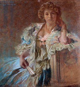 Portrait de Berthe Lalande - Alphonse Mucha