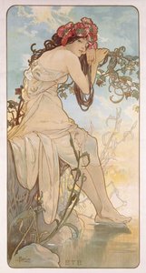 Été - Alphonse Mucha
