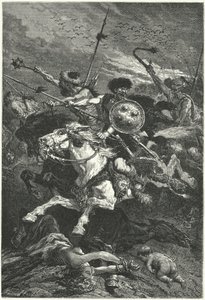 Les Huns chargeant à la bataille de Châlons, 451