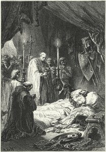 La mort du roi Louis IX de France - Alphonse Marie de (after) Neuville
