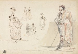 Croquis de figures, 1869 - Alphonse Marie de Neuville