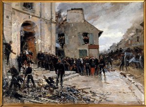 Guerre de 1870-1871 et siège de Paris par les Prussiens : Le combat du Bourget, 30/10/1870