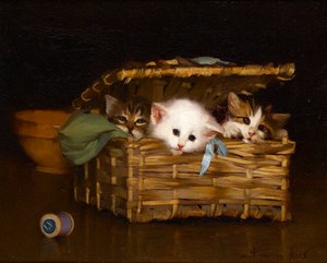 Voici des ennuis!, c.1900