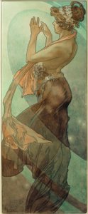 Étoile du soir - Alphonse Mucha