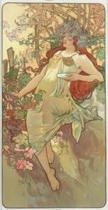 Automne - Alphonse Mucha