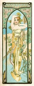 Réveil du matin, 1899 - Alphonse Mucha
