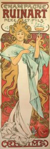 Champagne Ruinart Père et Fils - Alphonse Mucha