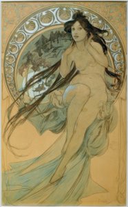 La musique - Alphonse Mucha