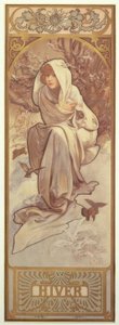 Hiver - Alphonse Mucha
