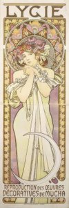 Lygie – Reproduction des œuvres décoratives de Mucha