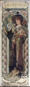Affiche pour la pièce La Tosca de Victorien Sardou, 1899