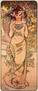 Rose, de la série Les Quatre Fleurs, 1897