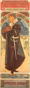 Sarah Bernhardt en Hamlet