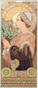 Chardon argenté - Alphonse Mucha
