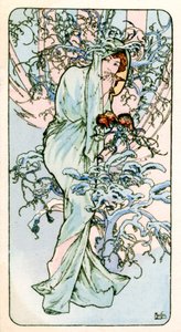 Hiver, 1900 - Alphonse Mucha