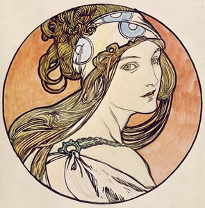 Femme avec un foulard