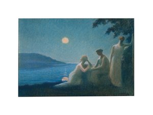 Sous un rayon de lune, vers 1895