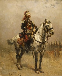 Un cavalier, 1884