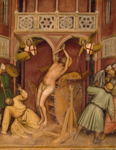 Saint Georges soumis à la roue de torture - Altichiero da Zevio