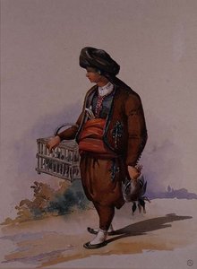 Un Vendeur de Canards, vers 1855