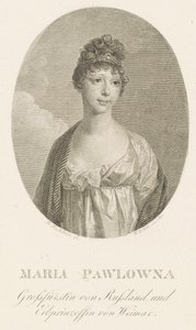 Grande Duchesse Maria Pavlovna de Russie 1786-1859, Grande Duchesse de Saxe-Weimar-Eisenach, 1808 - Amadeus Wenzel Boehm