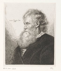 Vieil homme avec barbe