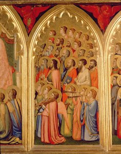 Couronnement de la Vierge Polyptyque (panneau droit central)
