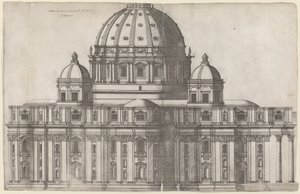 Vue Longitudinale de Saint-Pierre, Rome