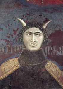 Allégorie du Mauvais Gouvernement, détail de la Tyrannie, 1338-40