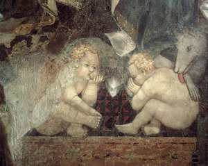 Allégorie du Bon Gouvernement, détail de Romulus et Remus, 1338-40