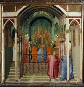 Élection de Nicolas comme évêque de Myre (Scènes de la vie de Saint Nicolas)