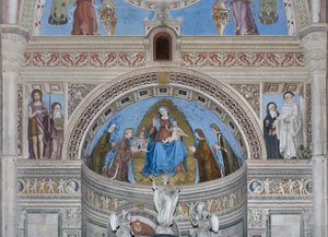 Gian Galeazzo Visconti et ses fils offrant le modèle de la Chartreuse à la Vierge Marie, 1500-1522