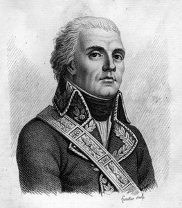 Jacques Dugommier. Général français (1738 à 1794). dans Portraits des généraux français suivant les victoires et conquêtes des français. Gravé par Ambroise Tardieu en 1818. Collection Stella