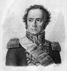 Maximilien Sébastien Foy, général et homme politique français (1775 - 1825) - dans « Portraits des généraux français suivant les victoires et conquêtes des Français ». Gravé par Ambroise Tardieu en 1818. Collection Stella