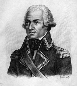Portrait de Charles François du Périer dit Dumouriez (1739-1823), général français.- dans « Portraits des généraux français en suite les victoires et conquêtes des Français » Gravé par Ambroise Tardieu en 1818. Collection Stella.