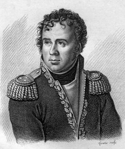 Portrait de Joseph Secret Pascal Vallongue, général de brigade (1763-1806) - dans « Portraits des généraux français en suite des victoires et conquêtes des Français ». Gravé par Ambroise Tardieu en 1818. Collection Stella