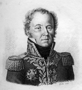 Portrait du Général Baron Louis Emmanuel Rey (1768-1846) - dans « Portraits des généraux français suivant les victoires et conquêtes des Français ». Gravé par Ambroise Tardieu en 1818. Collection Stella.