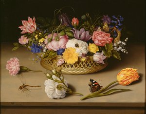 Nature morte avec fleurs, 1614