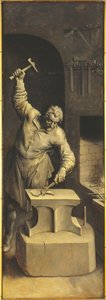 Saint Éloi dans son atelier